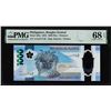 Image 1 : 2022 Philippines Central Bank 1000 Piso Note P230a PMG Superb Gem Uncirculated 68EPQ