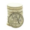 Image 2 : Roll of (20) Brilliant Uncirculated 1958-D Franklin Half Dollar Coins
