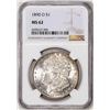 Image 1 : 1890-O $1 Morgan Silver Dollar Coin NGC MS62