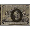 Image 1 : March 3, 1863 Second Issue Five Cents Fractional Currency Note