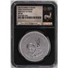 Image 1 : 2017 South Africa Krugerrand Silver Coin NGC SP70 First Day Of Issue With COA