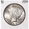 Image 1 : 1934 $1 Peace Silver Dollar Coin