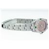 Image 6 : Rolex Ladies Stainless Steel Salmon Arabic Emerald and Diamond Datejust Wristwatch