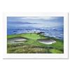 Image 1 : Peter Ellenshaw "Pebble Beach - Seventh Hole" Limited Edition Lithograph On Paper