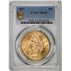 Image 1 : 1897 $20 Liberty Head Double Eagle Gold Coin PCGS MS63