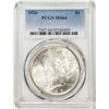 Image 1 : 1926 $1 Peace Silver Dollar Coin PCGS MS64