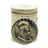 Image 1 : Roll of (20) Brilliant Uncirculated 1960 Franklin Half Dollar Coins