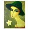 Image 1 : Smirnov (1953-2006) "Natalia" Limited Edition Mixed Media On Canvas