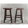Image 1 : Two Wooden Bar Stools