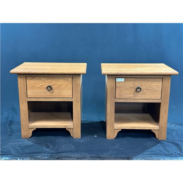 Two Wooden Side Tables