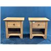 Image 1 : Two Wooden Side Tables