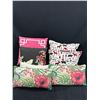 Image 1 : Assortment of Outdoor Throw Pillows