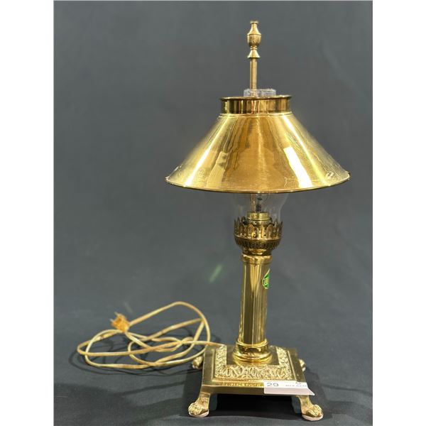 Vintage Gold Lamp. It Works!