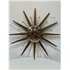 Image 1 : Mid Century Starburst Clock by Westclox, It Works!
