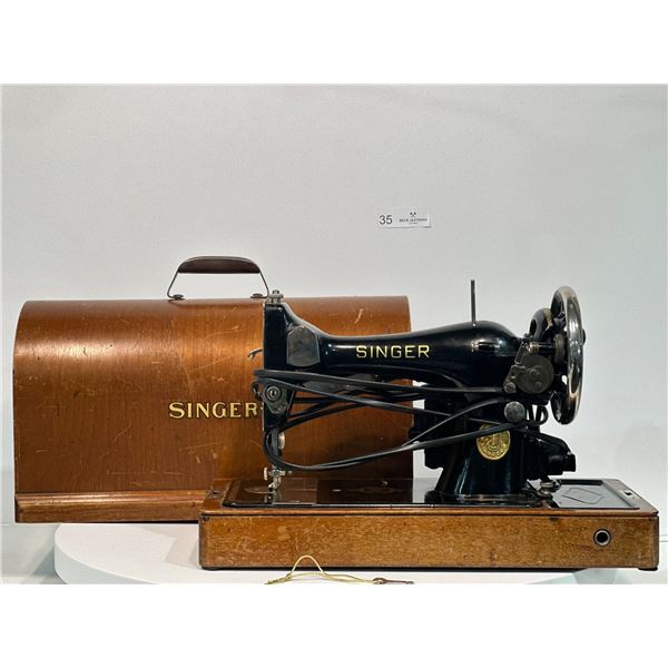 Antique Singer Portable Sewing Machine