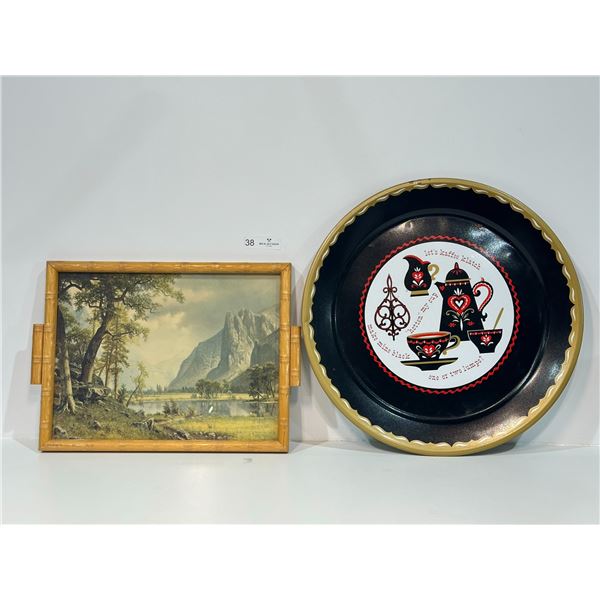 Two Serving Trays