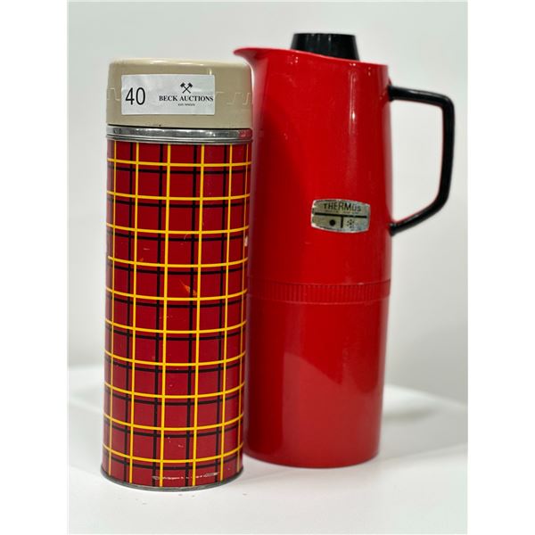 Three Assorted Vintage Thermoses