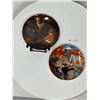 Image 1 : John Wayne and Norman Rockwell Decorative Plates with Plate Stand