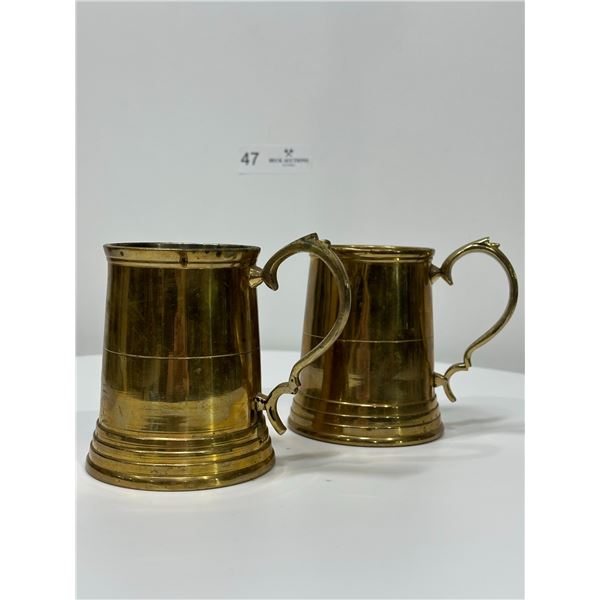 Two Brass Mugs