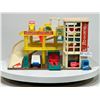 Image 1 : Vintage Fisher Price Parking Garage and Accessories