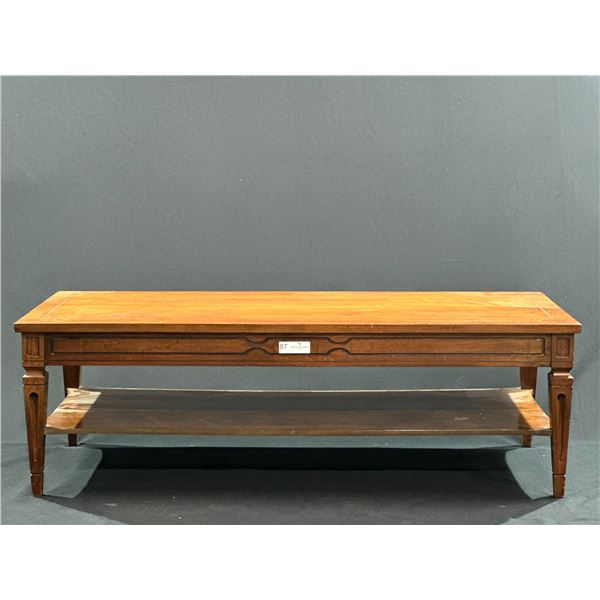 Vintage Wooden Coffee Table