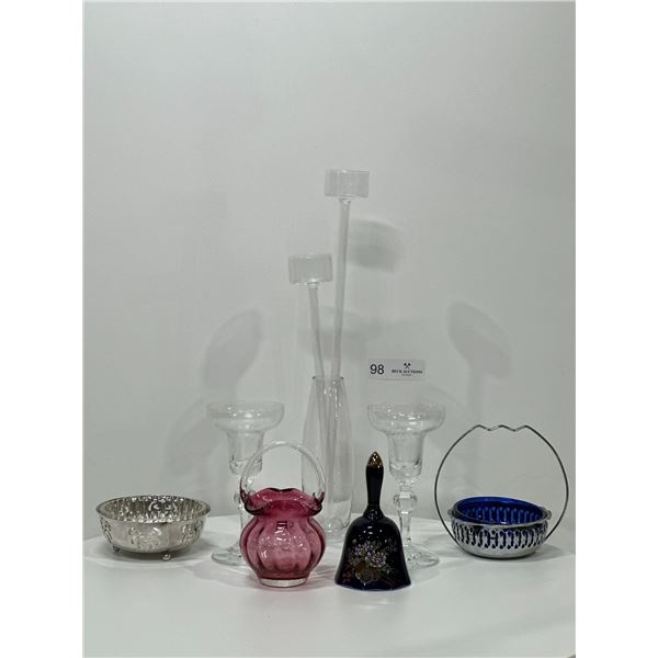 Assorted Glassware Decor