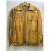 Image 1 : Indigenous Suede Leather Jacket with Beading and Fringe