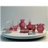 Image 1 : Pink Decorative Glass Set