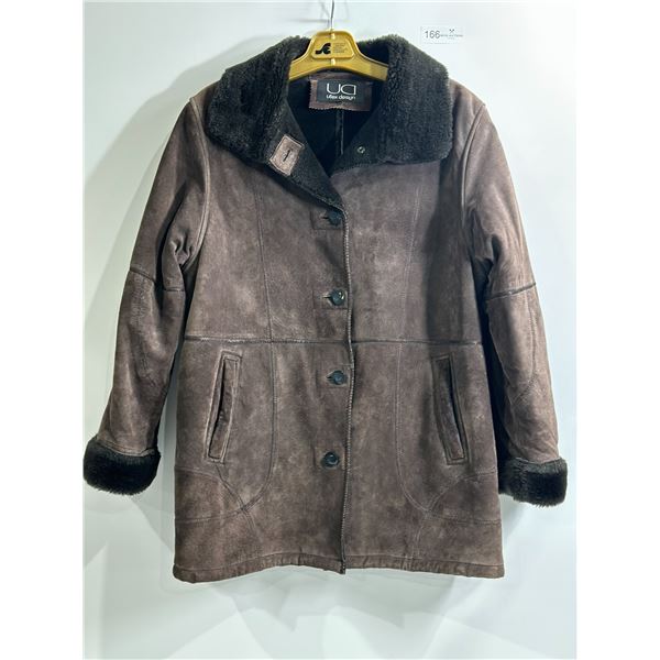 Utex Design Pig Skin Suede Coat