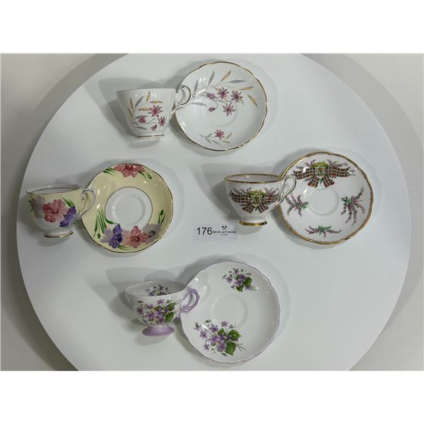Assorted Tea-Cup and Saucer Sets
