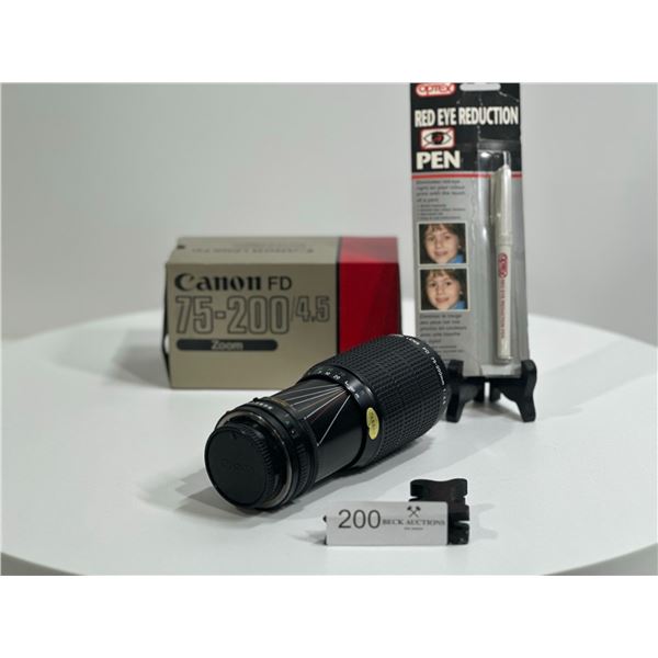 Canon Interchangeable Lens and Red Eye Correctors