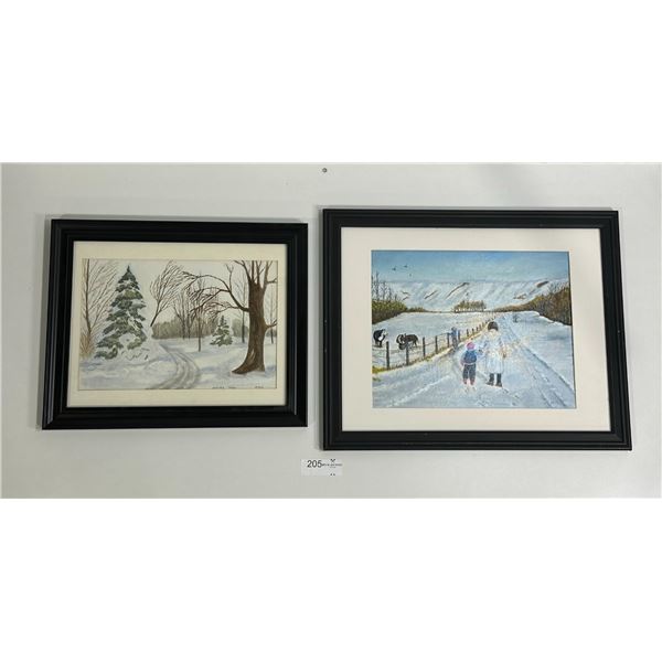 Original Winter Scene Paintings