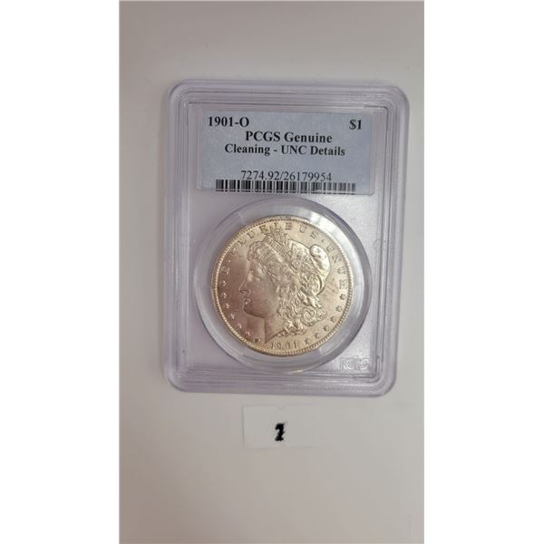 1901 United States "Morgan Dollar" 90% Silver