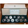 Image 1 : 1988 Calgary Olympics Sterling Silver 10 Coin Set