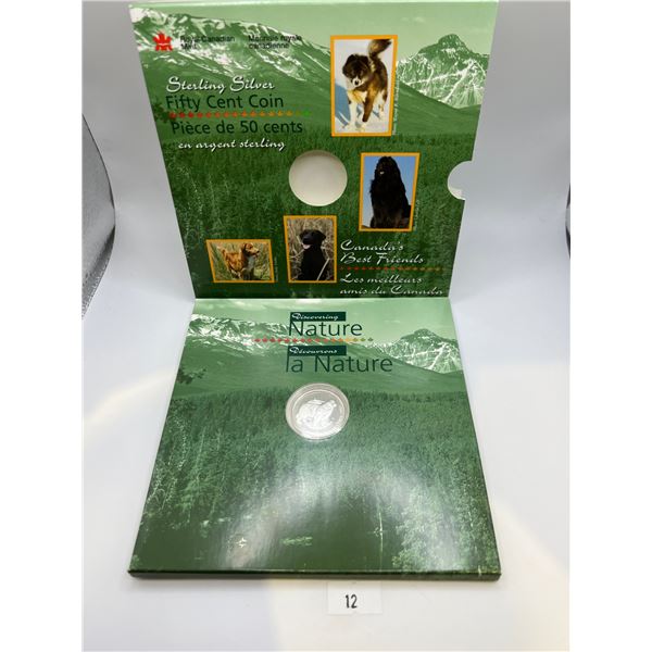 1997 Newfoundland Dog Canada 50-cent Silver Proof