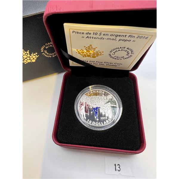 2014 $10 Fine SIlver RCM coin