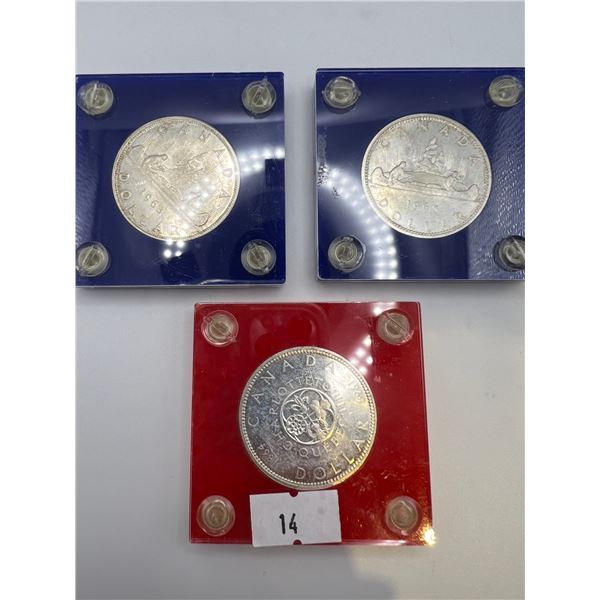 '60s Canadian SIlver Dollars