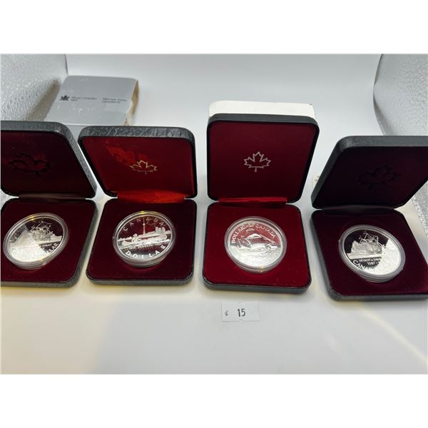 Canadian Silver Dollars "Nautical"