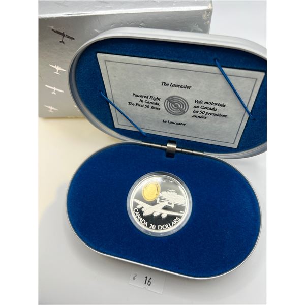 1990 Canadian Silver 20 Dollar Aviation Series