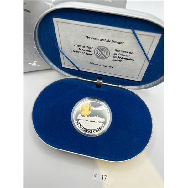 1990 Canadian Silver 20 Dollar Aviation Series