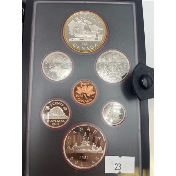 1981 Canada Proof Double Dollar Set