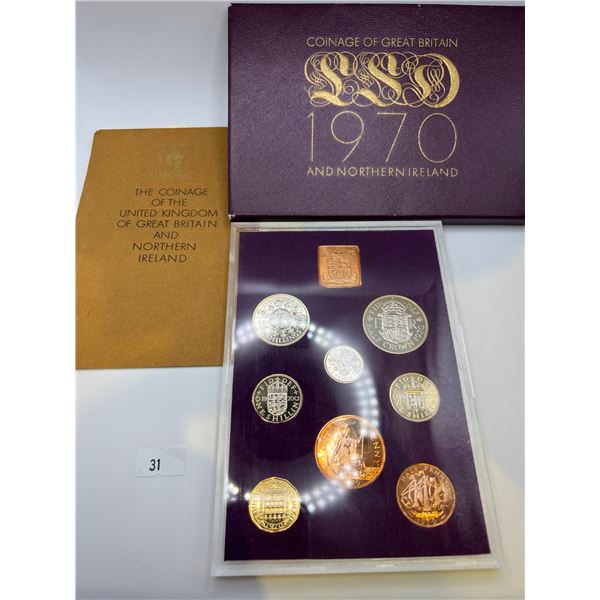1970 Coinage of Great Britain & Northern Ireland