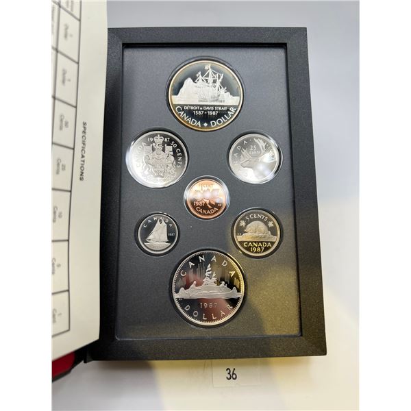1987 Canadian Double Dollar Proof Set
