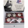 Image 1 : United States Mint Silver Quarters 2008 Proof Set