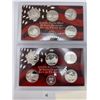 Image 1 : United States Mint Silver Quarters 2005 & 2006 Proof Set