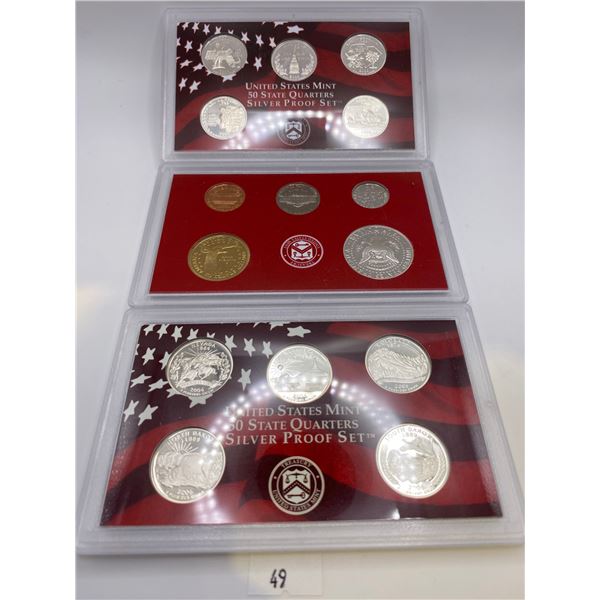 United States Mint Silver 2000 & 2006 Quarters Proof Set