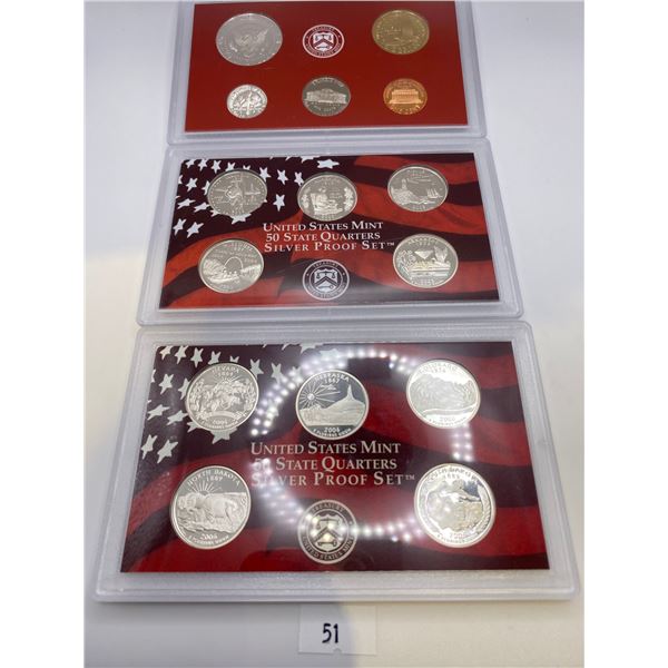 United States Mint Silver 2003 & 2006 Quarters Proof Set