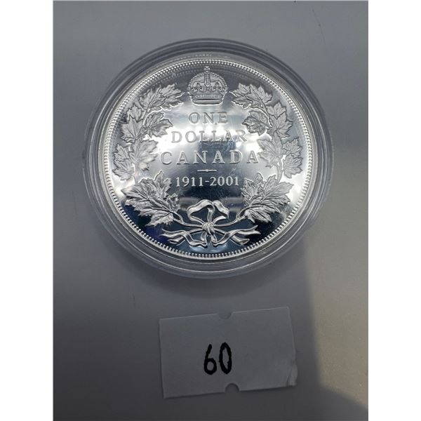 1911-2001 Proof Silver Dollar