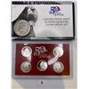 Image 2 : United State Mint Silver Quarters 2007 Proof Set & 1972 US Nickle Dollar