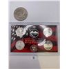 Image 1 : United State Mint Silver Quarters 2007 Proof Set & 1976 US Nickle Dollar